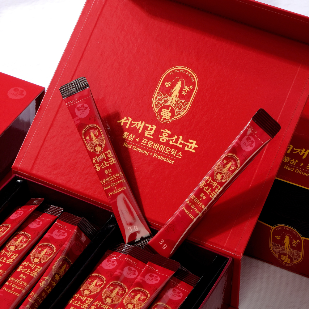 Dr. Seo's Ginsella - Red Ginseng + Probiotics 1 BOX (30 Sticks / 30-Day Supply)