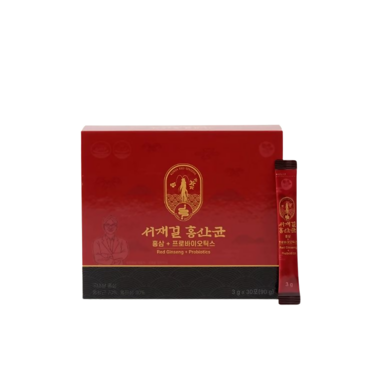 서재걸 홍산균 1BOX (30포/30일분) - 6년근 홍삼 + 프로아비오틱스가 한번에!
